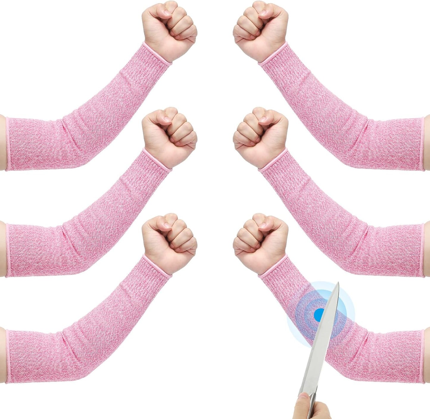 Cut Resistant Sleeve Arm Safety Protectors Sleeves Forearm Sleeve HPPE Level 5 Protection