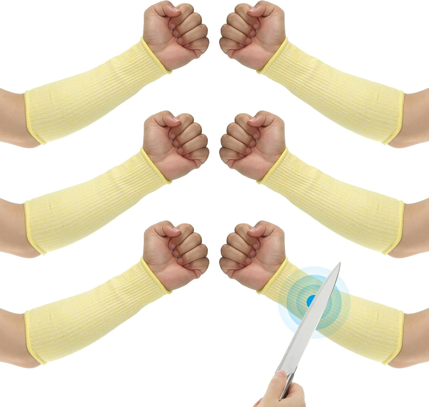 Cut Resistant Sleeve Arm Safety Protectors Sleeves Forearm Sleeve HPPE Level 5 Protection