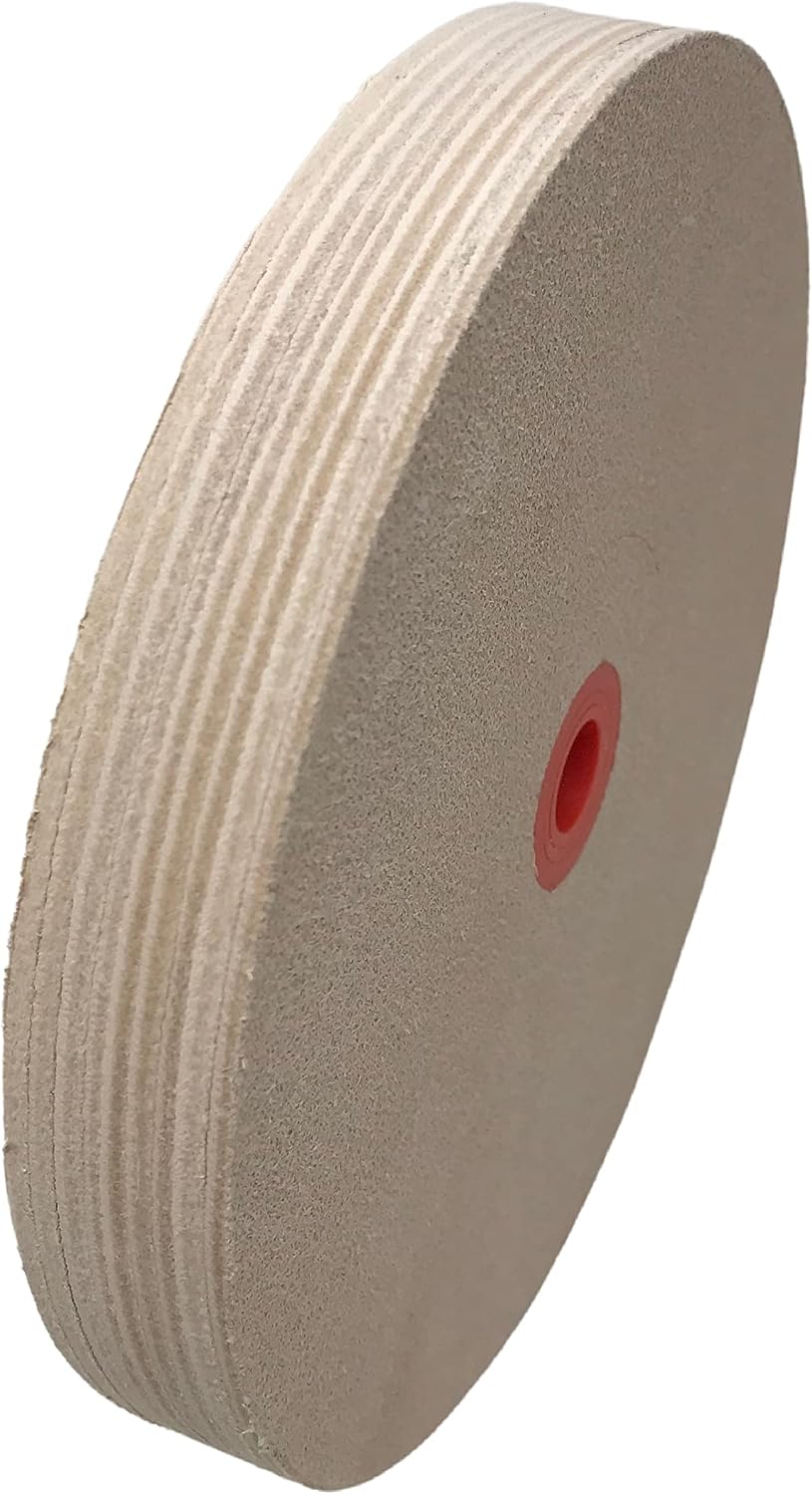 6" Leather Honing Wheel Fits 6 in. Bench Grinders and Polishers