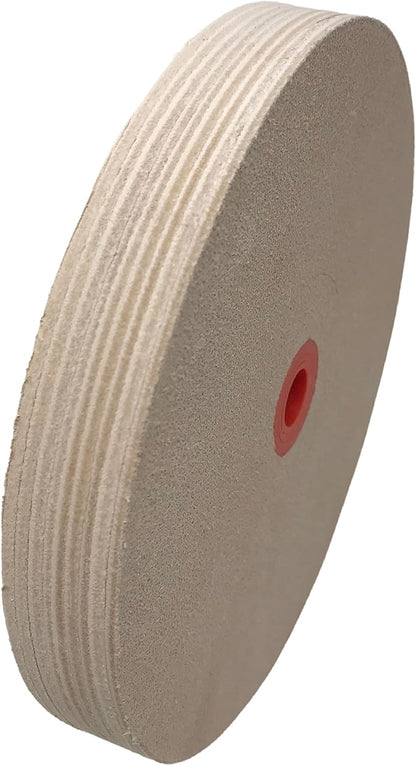 6" Leather Honing Wheel Fits 6 in. Bench Grinders and Polishers