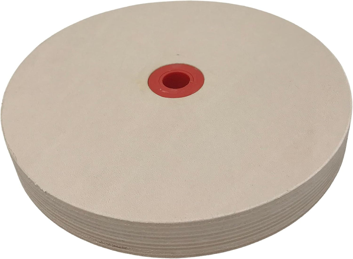 6" Leather Honing Wheel Fits 6 in. Bench Grinders and Polishers