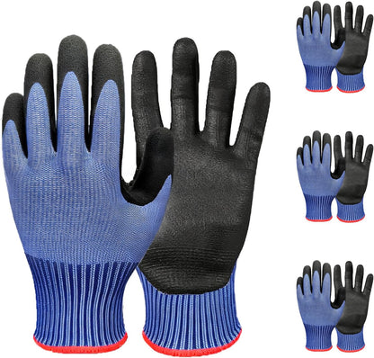 Cut Resistant Gloves for Men – Abrasion Resistance, Non-Slip Safety Cut Gloves for Industrial, Kitchen