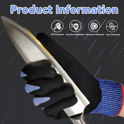 Cut Resistant Gloves for Men – Abrasion Resistance, Non-Slip Safety Cut Gloves for Industrial, Kitchen