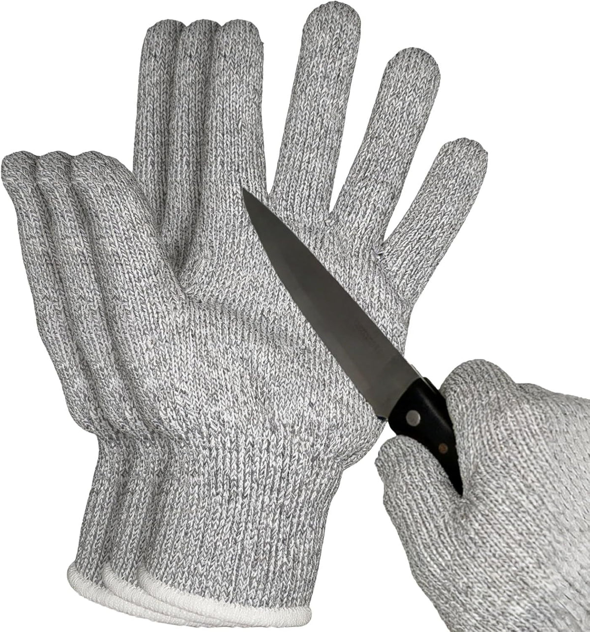 Cut Resistant Gloves for Men – Abrasion Resistance, Non-Slip Safety Cut Gloves for Industrial, Kitchen