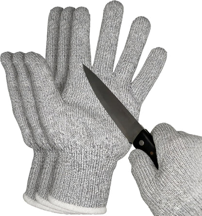 Cut Resistant Gloves for Men – Abrasion Resistance, Non-Slip Safety Cut Gloves for Industrial, Kitchen