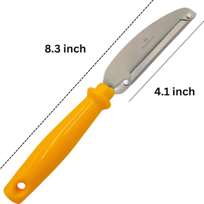 Left Hand Peeler, Left Handed Peelers for Kitchen, Double Blade Cutter Fruits and Vegetables Knife, Cut Slice and Peeling Knives, Ultra Sharp Blade Kitchen Knife