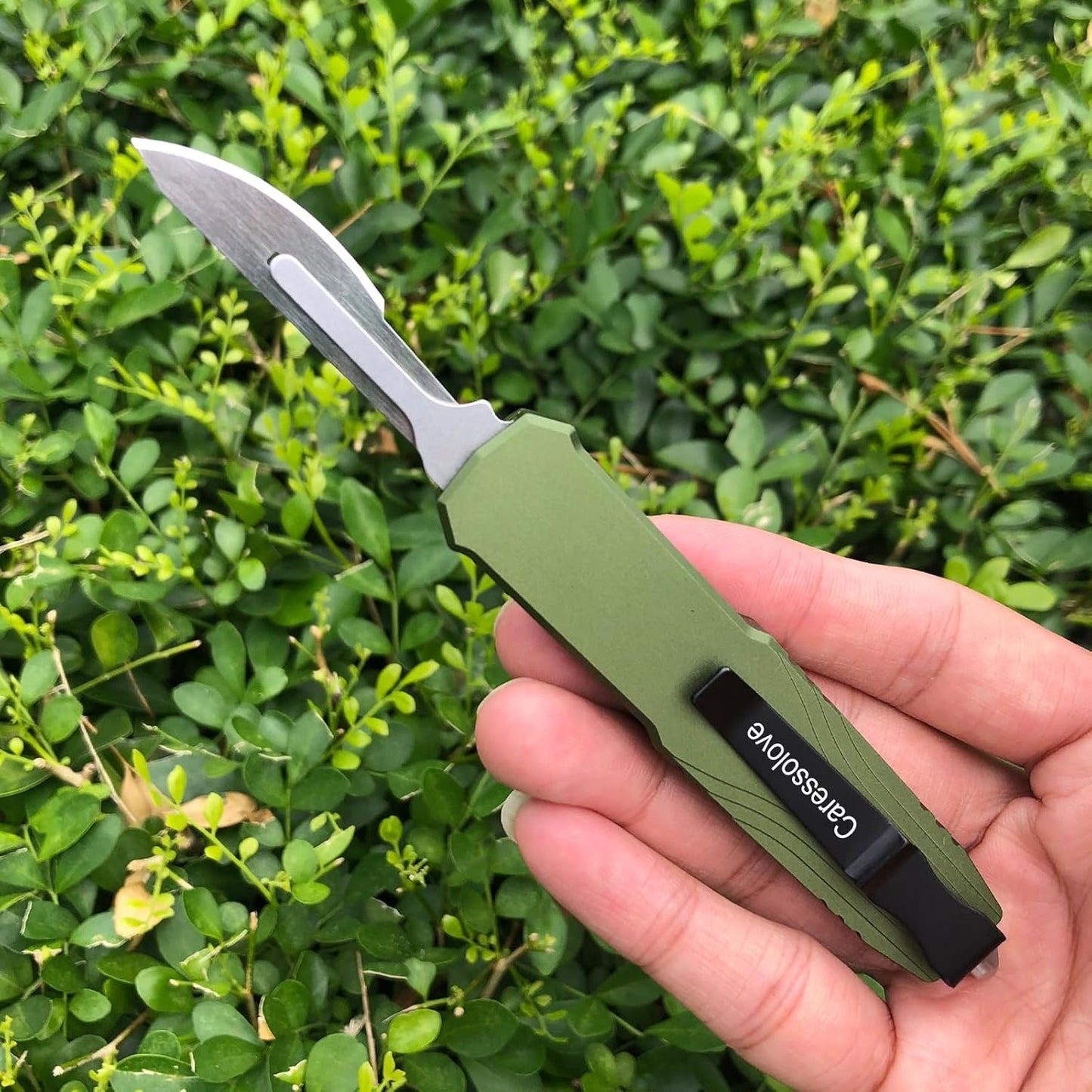 Utility Knife, EDC Retractable Scalpel Knife | Cool Auto Retractable Utility Knife, Automatic Box Cutter with 10PCS #23 and 3PCS 0.4mm thick #60 Scalpel Blades