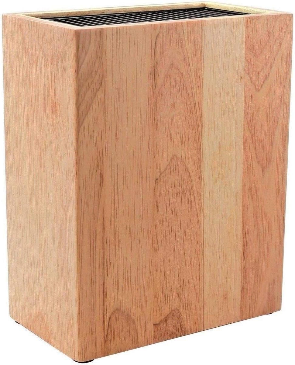 Universal Upright Knife Block Holder for 20 Knives Blades Up to 20cm Long, Matt Black
