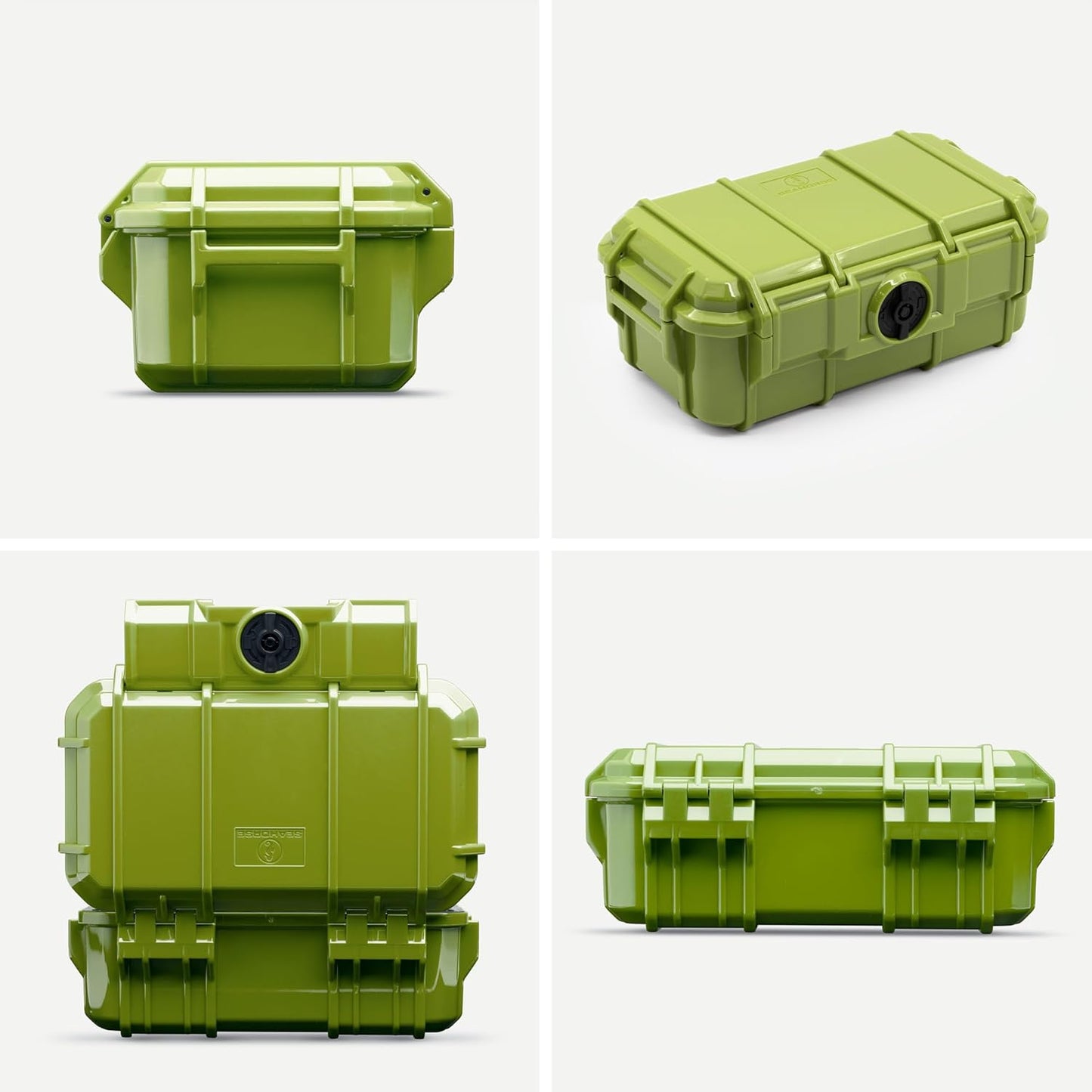 Evergreen 57 Waterproof Dry Box Protective Case - Travel Safe/Mil Spec/USA Made - for Cameras, Phones, Ammo Can, Camping, Hiking, Boating, Water Sports, Knives, & Survival (Red)