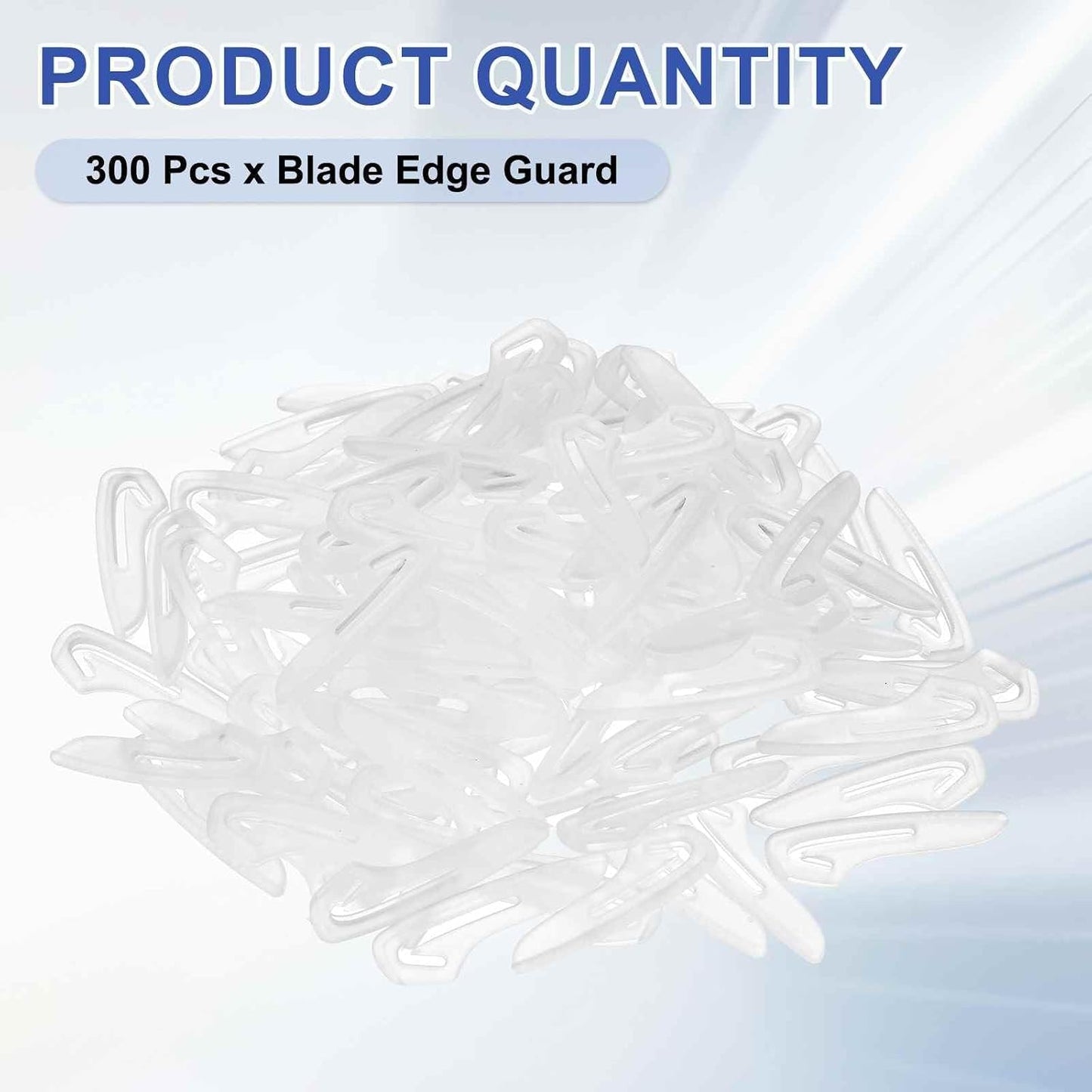 100Pcs Knife Tip Protector Cover 1.4" x 0.44" Plastic Anti-scratch Blade Tip Edge Guards for Kitchen Knife Protection Sleeves Cover, Clear