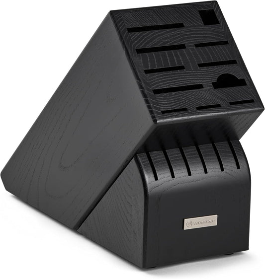 WÜSTHOF 17-Slot Black Knife Storage Block