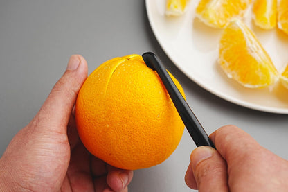 6 Orange Peeler Set Orange Peeler Easy Open Citrus Lemon Citrus Peeler Cutter Vegetable Slicer Fruit Tools Kitchen Gadgets(Black)
