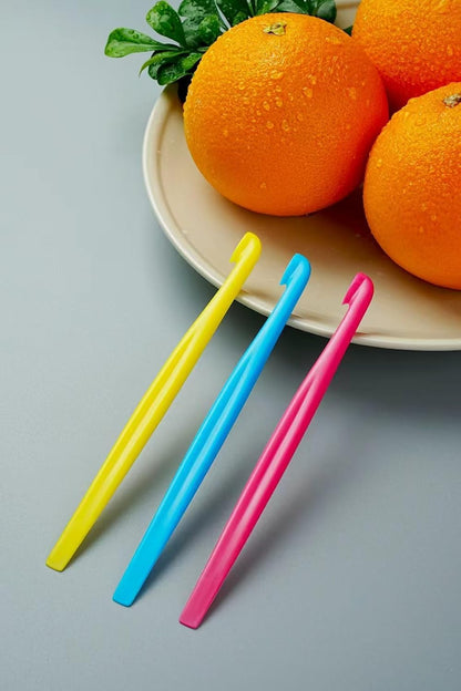 6 Orange Peeler Set Orange Peeler Easy Open Citrus Lemon Citrus Peeler Cutter Vegetable Slicer Fruit Tools Kitchen Gadgets(Black)