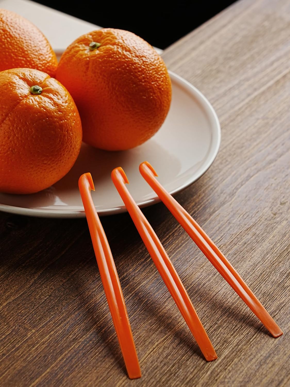 6 Orange Peeler Set Orange Peeler Easy Open Citrus Lemon Citrus Peeler Cutter Vegetable Slicer Fruit Tools Kitchen Gadgets(Black)