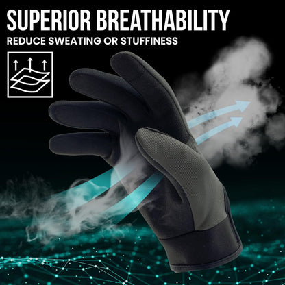Level 5 Puncture Resistant Work Gloves, Level 2 Needle Resistant, L | Weightless Comfort, Breathable, Touchscreen, Grip Enhanced, Innovative Safety Gloves for Gardening, Carving, Fishing