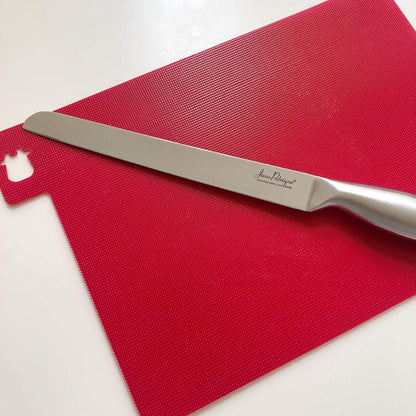 Stainless Steel Chopaholic Chef Ham & Salmon Slicer | Sharp Professional Kitchen Meat and Fish Carving Knife - 10"
