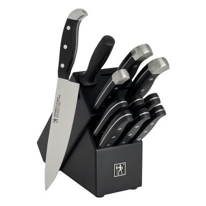 Premium Quality 15-Piece Knife Set with Block, Razor-Sharp, German Engineered Knife Informed by over 100 Years of Masterful Knife Making, Lightweight and Strong, Dark Brown