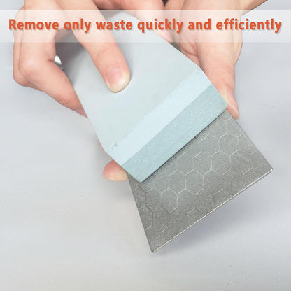 Diamond Sharpening Stone Flattening Stone Coarse or Fine Grit (320/1000/600/1200) with Non-Slip Base for Knives, Scissors & Tools (320 Grit - B)
