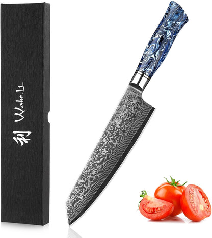 Yugen Nakiri Knife – 7.1-Inch Professional Japanese Vegetable Knife | 5Cr15MoV Stainless Steel Blade with Black Titanium Coating | Ergonomic G10 Handle | Premium Kitchen Knife in Gift Box