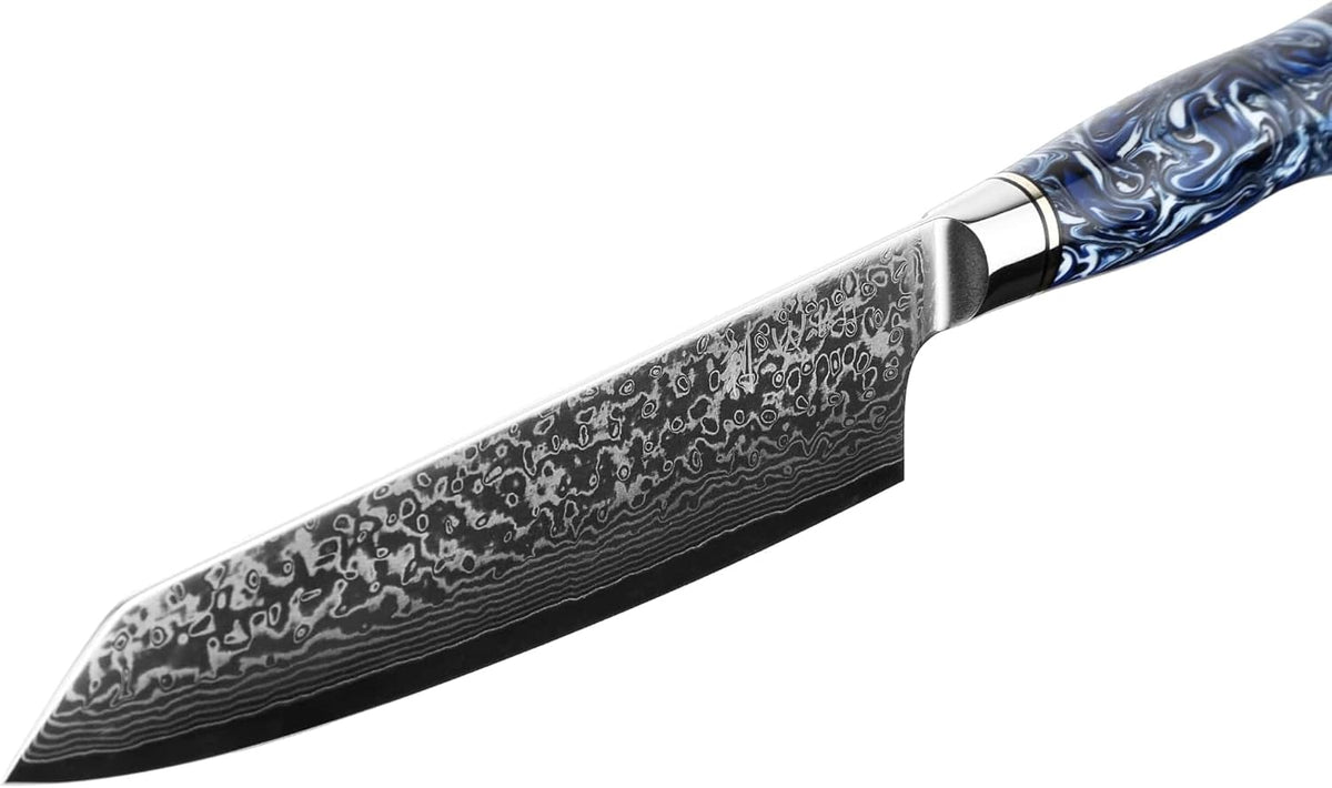 Yugen Nakiri Knife – 7.1-Inch Professional Japanese Vegetable Knife | 5Cr15MoV Stainless Steel Blade with Black Titanium Coating | Ergonomic G10 Handle | Premium Kitchen Knife in Gift Box