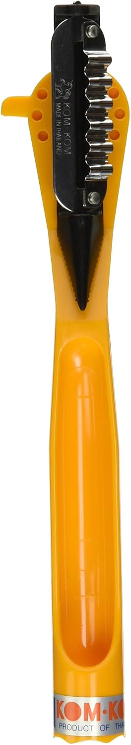 Miracle Zig Zag (Julienne Blade) Thai Multi Purpose Knife, Orange, 9.5 IN
