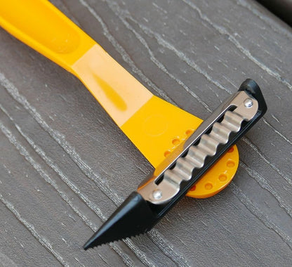 Miracle Zig Zag (Julienne Blade) Thai Multi Purpose Knife, Orange, 9.5 IN