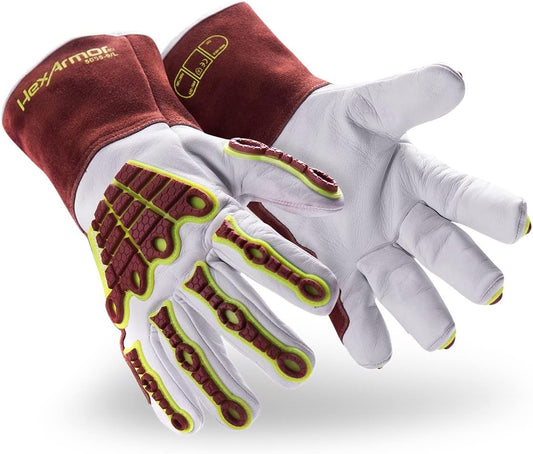 High-Heat Resistance HeatArmor Gloves| Impact Protection | A9 Level Cut-Resistant | Welding Work Glove