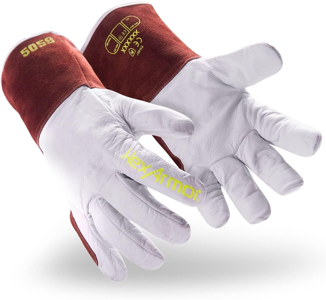 High-Heat Resistance HeatArmor Gloves| Impact Protection | A9 Level Cut-Resistant | Welding Work Glove