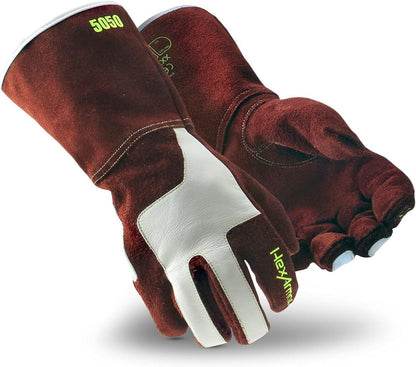 High-Heat Resistance HeatArmor Gloves| Impact Protection | A9 Level Cut-Resistant | Welding Work Glove