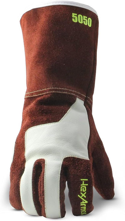 High-Heat Resistance HeatArmor Gloves| Impact Protection | A9 Level Cut-Resistant | Welding Work Glove