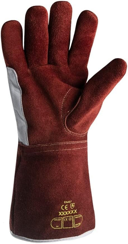High-Heat Resistance HeatArmor Gloves| Impact Protection | A9 Level Cut-Resistant | Welding Work Glove