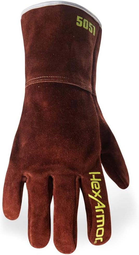 High-Heat Resistance HeatArmor Gloves| Impact Protection | A9 Level Cut-Resistant | Welding Work Glove