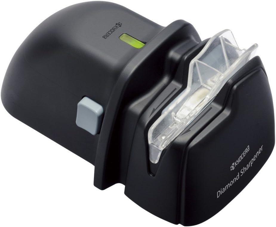 Ceramic Sharpener, Knife Sharpener, Manual Knife Sharpener (Stainless Steel, Titanium, Steel), For Gardening, Cutlery, Scissors, Sickle, Fine Ceramic Whetstone, Sharpener CS-10-N