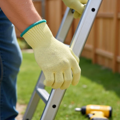 1678M Yellow Medium Cut Resistant Kevlar Knit Work Gloves