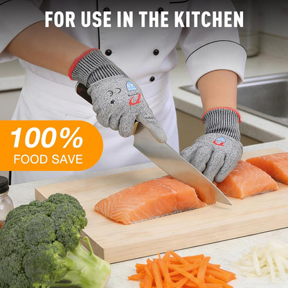 ANSI A5 Cut Resistant Glove, 12 pairs, Cut Proof Gloves with PU Coating and steel reinforcement, Touch-Screen Compatible, Used for Metal Fabrication, Mechanic, Gardening, Thin & Lightweight, XX-Large
