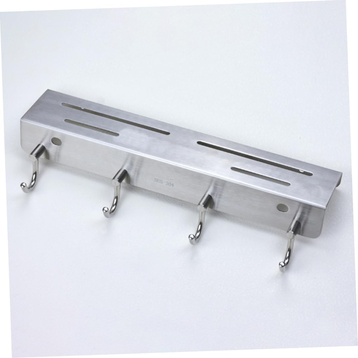 Stainless Steel Wall Mounted Knife Rack Hooks Space-saving Kitchen Storage for Knives and Utensils Holder for Home Use