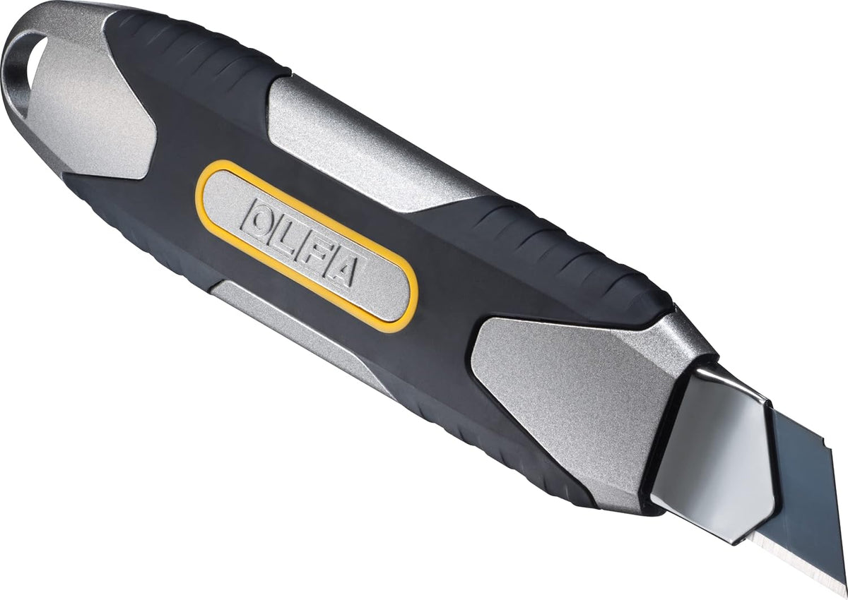 18mm Heavy-Duty Utility Knife (MXP-L) - Aluminum Handle, Auto-Lock
