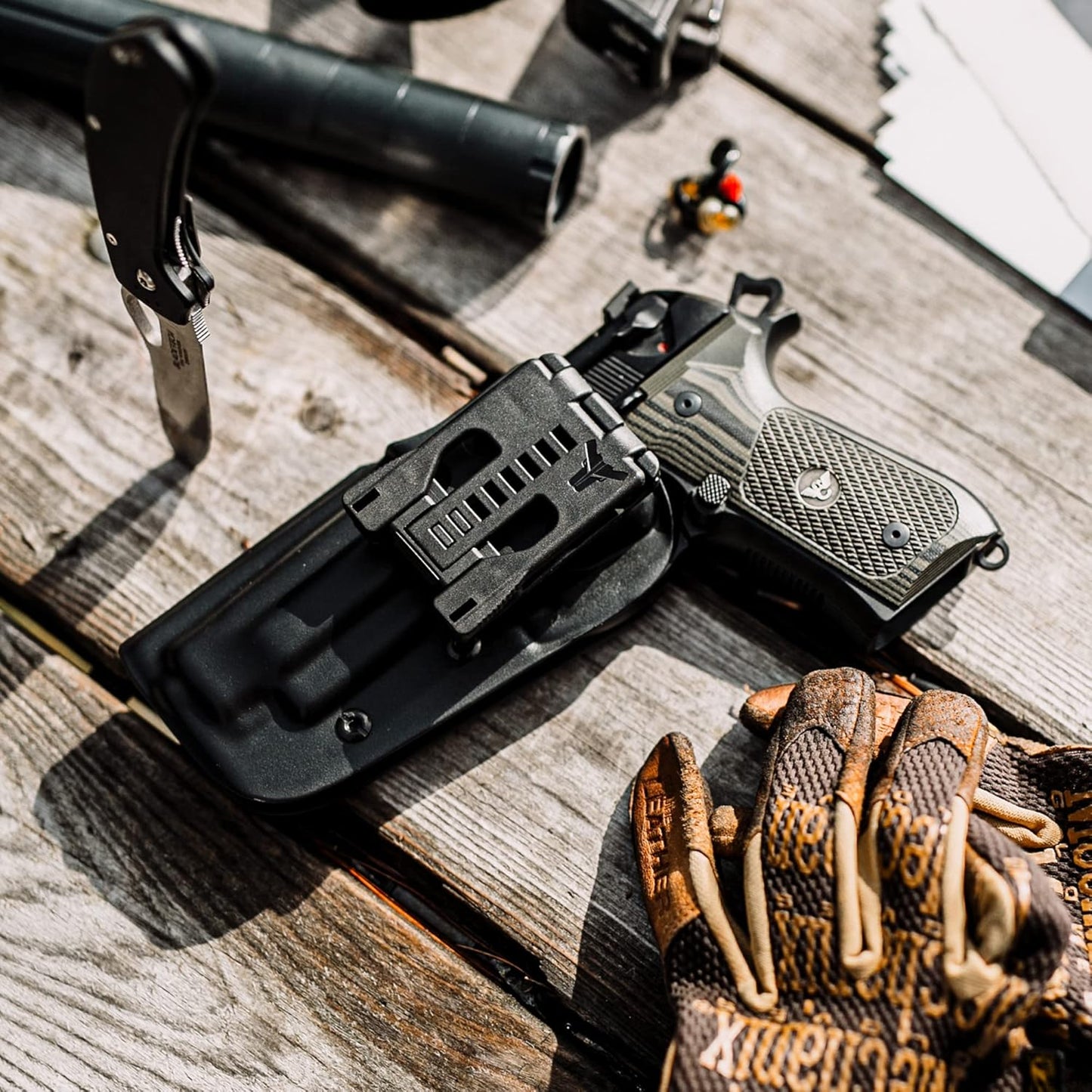 Tek-Lok (1 Pack) - The Original USA Made Belt Clip Attachment for Holsters, Mag Pouches, Knife Sheaths & More - with Knife Sheath Hardware