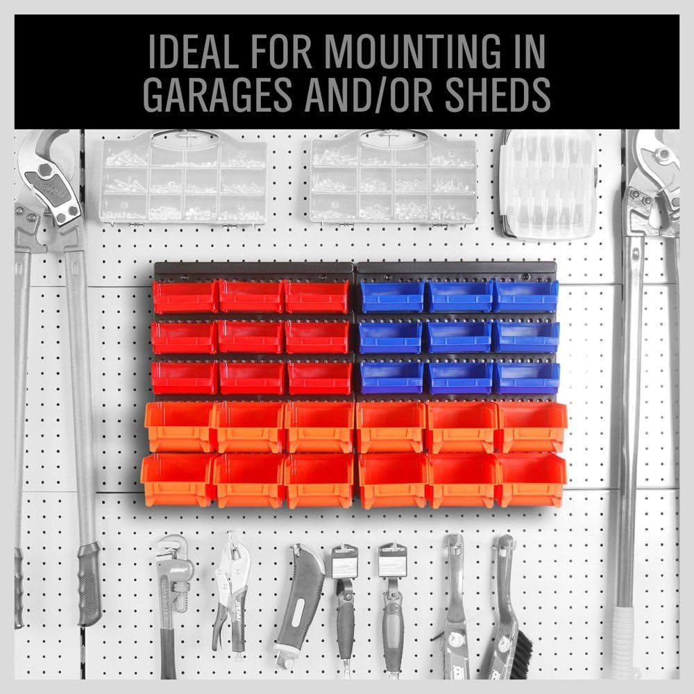 12" Magnetic Tool Holder Strip, 4-Pack Tool Magnet Bar for Garage Organization, Shop Organization, Mounting Screws Included