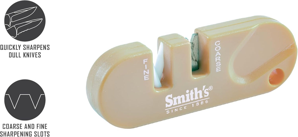SMITH’S Pocket Pal Knife Sharpener, 2-Pack