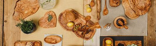 Olive Wood Cutting Board/Cheese Board - 14 inch. Olive wood board for cheese, cutting, kitchen, charcuterie. Handcrafted, artisan product.