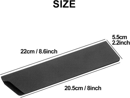 Knife Guard 8 Inch x 2 Inch 3 Pack Universal Waterproof Blade Edge Cover Knife Sleeves Protectors Guards for Kitchen Knives Extra Strength, Black