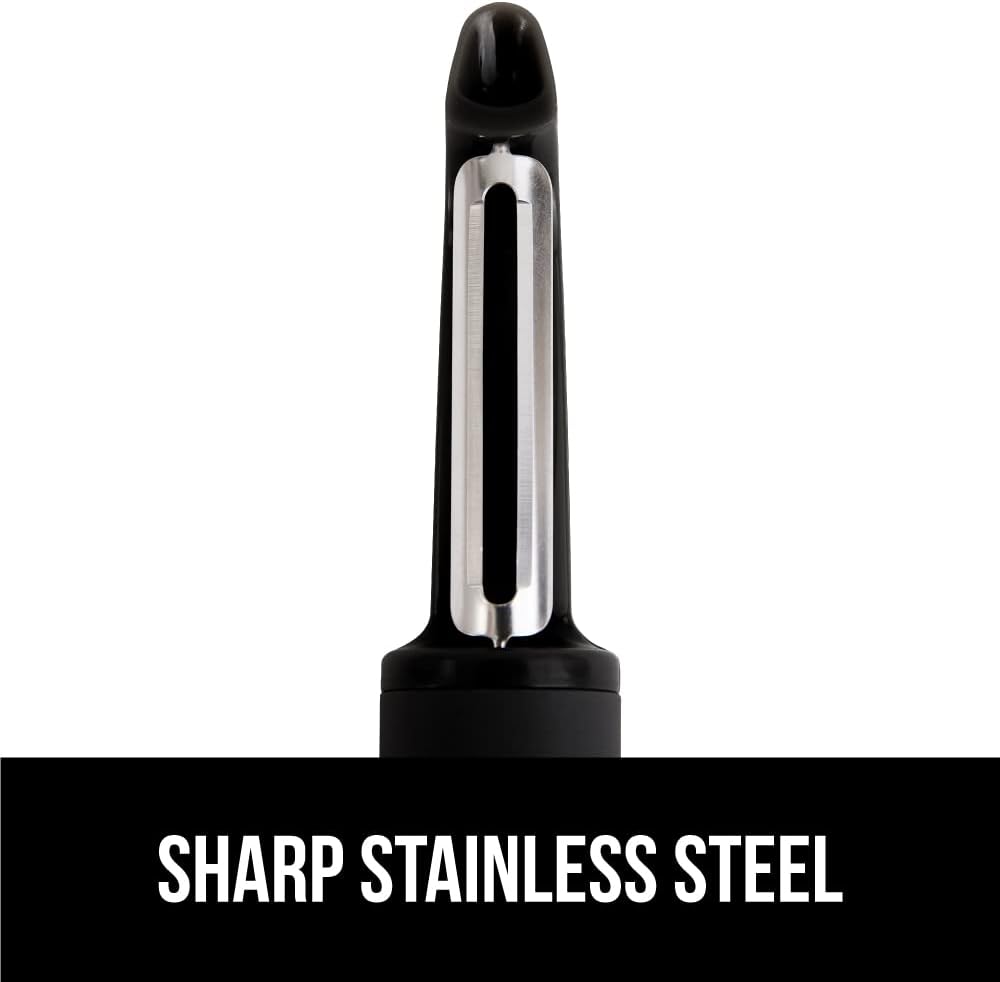 ® Patented BPA-Free Vegetable and Potato Peeler, Black