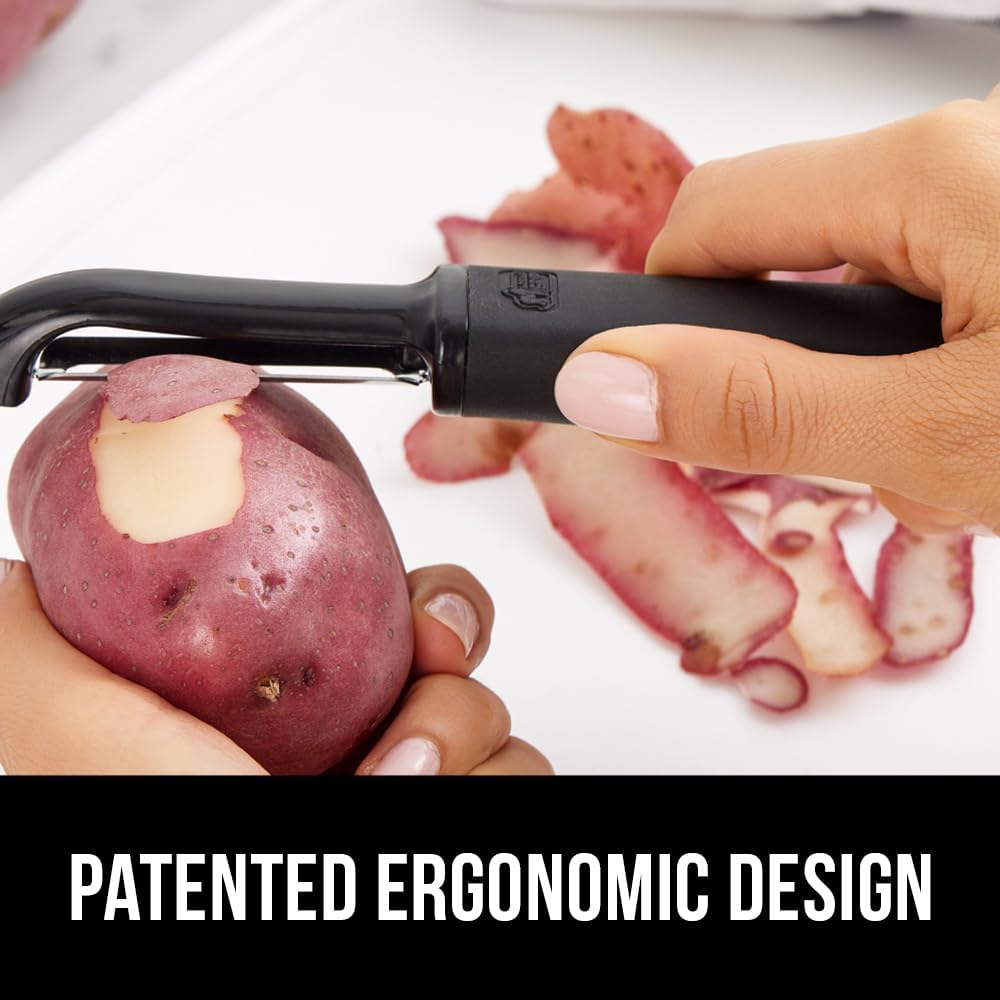 ® Patented BPA-Free Vegetable and Potato Peeler, Black