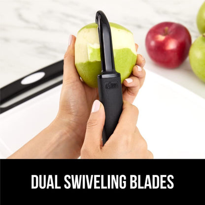 ® Patented BPA-Free Vegetable and Potato Peeler, Black