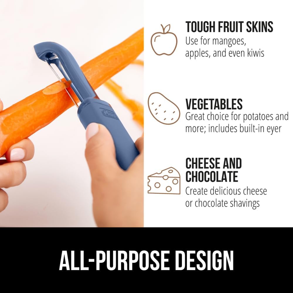 ® Patented BPA-Free Vegetable and Potato Peeler, Black