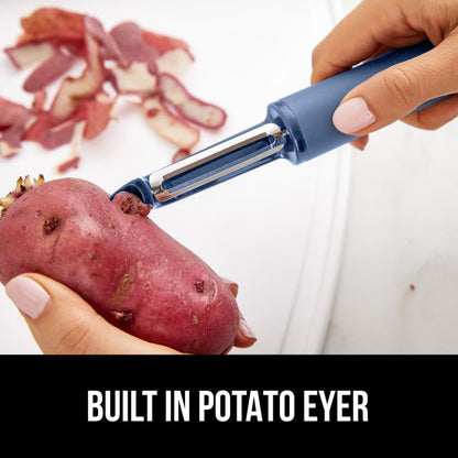 ® Patented BPA-Free Vegetable and Potato Peeler, Black