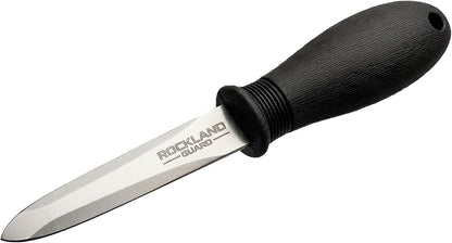Oyster Shucking Knife - 3.5” Heavy Duty 420 Stainless Steel Shucker for Clams & Shellfish - Non-Slip Ergonomic Handle Seafood Tool for Beginners, 1-Pack