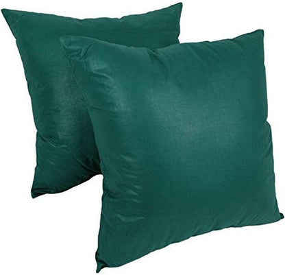Square Knife-Edge Chintz Throw Pillow, 16", Salmon 2 Count