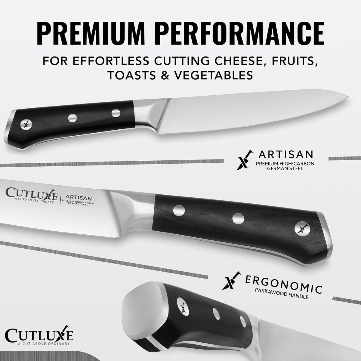 Kitchen Utility Knife, 5.5" Paring Knife – Razor Sharp Blade
